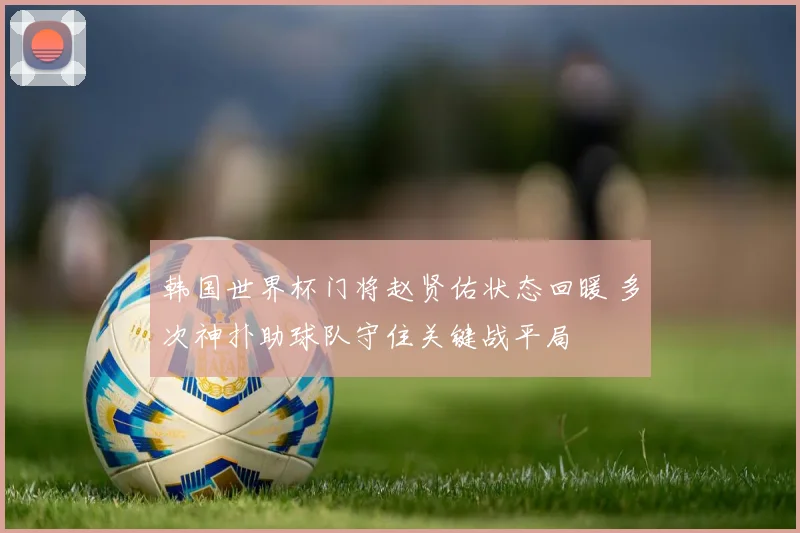 韩国世界杯门将赵贤佑状态回暖 多次神扑助球队守住关键战平局